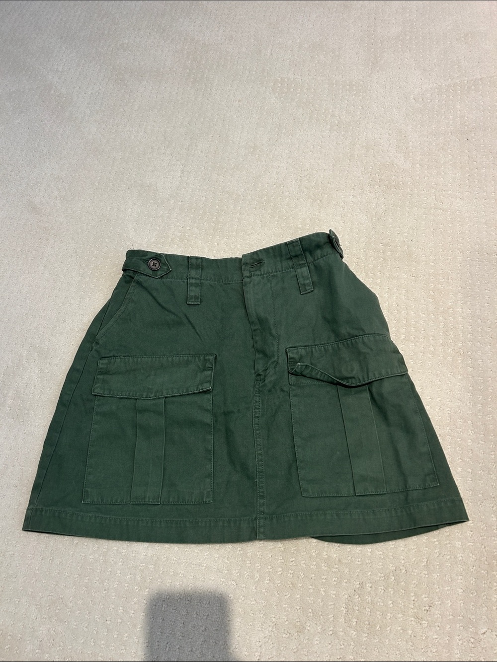 Universal Thread Forest Green A-Line Cargo Skirt